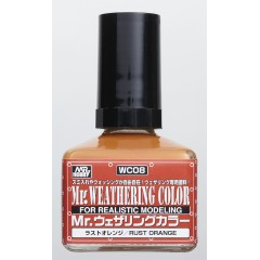 Краска 40мл MR.WEATHERING COLOR WC08 RUST ORANGE