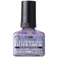 Краска 40мл MR.WEATHERING COLOR WC11 LIQUID LAYER VIOLET