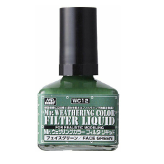 Краска 40мл MR.WEATHERING COLOR WC12 LIQUID FACE GREEN