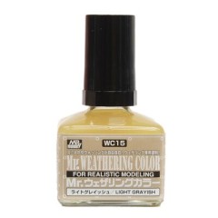 Краска 40мл MR.WEATHERING COLOR WC15 LIGHT GRAYISH