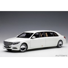 1:18 Масштабная модель Mercedes-Maybach S 600 Pullman 2016 (white)