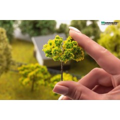 Жёлтое цветущее дерево 5 см.
