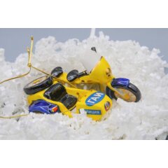 Ёлочная игрушка "Мотоцикл ГАИ"