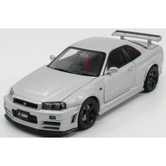1:18 Масштабная модель Nissan Nismo R34 GT-R Z-Tune 2007 Silver