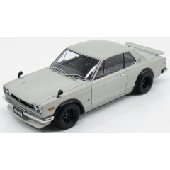 1:18 Масштабная модель Nissan Skyline GT-R (KPGC10) tuned version (silver)