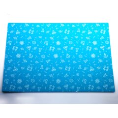 Коврик для резки А3, 3 слоя, лазурный, морская тема