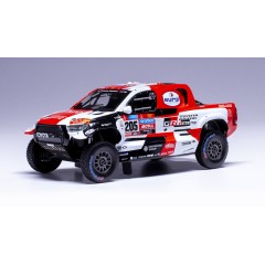 1:43 Масштабная модель TOYOTA GR DKR Hilux T1+ #205 "Toyota Gazoo Racing" De Villiers/Murphy 4 место Rally Dakar 2023