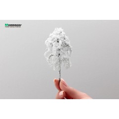 Зимняя берёза для макета 10 см.