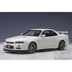 1:18 Масштабная модель Nissan Skyline GT-R (R34) V-SPEC II (white pearl)