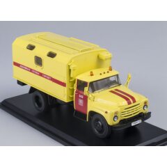 1:43 Масштабная модель ЗИL 130 Аварийная Служба Горсвет из к/ф "Ночной дозор", желтый