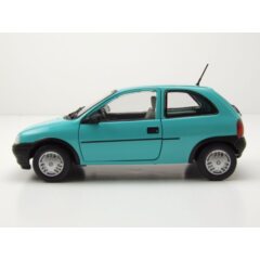 1:24 Масштабная модель OPEL Corsa B 1993 Turquoise