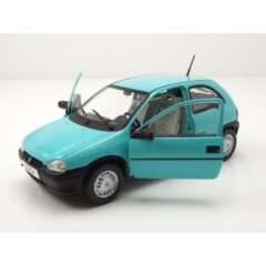 1:24 Масштабная модель OPEL Corsa B 1993 Turquoise