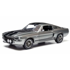 1:18 Масштабная модель FORD Mustang GT 500 "Eleanor" (из к/ф "Угнать за 60 секунд") 1967 Silver