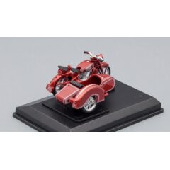 1:43 Масштабная модель BMW R25/3 motorcycle with sidecar, red-burgundy