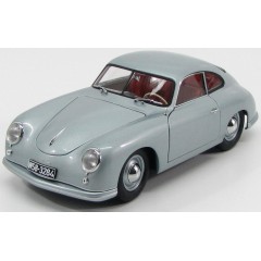 1:18 Масштабная модель Porsche 356 Coupe 1950 Fish Silver Grey