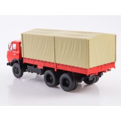 1:43 Масштабная модель КАМАЗ-Э5320 бортовой с тентом