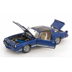 1:18 Масштабная модель CHEVROLET Camaro Z28 T-Roof 1980 Dark Blue