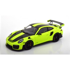 1:18 Масштабная модель Porsche 911 (991.2) GT2 RS Weissach Package (acid green)