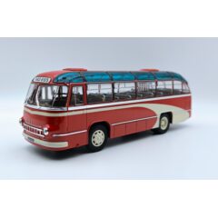 1:43 Масштабная модель Автобус ЛАЗ 695 городской Фестивальный, красный