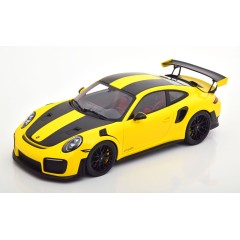 1:18 Масштабная модель Porsche 911 (991.2) GT2 RS Weissach Package (racing yellow)