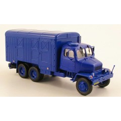 1:43 Масштабная модель Praga V3S Container Truck 6х6 (1953) blue