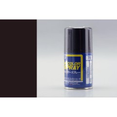 Краска в баллончиках т.м. MR.HOBBY 100мл  METAL BLACK