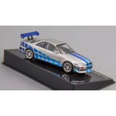 1:43 Масштабная модель NISSAN Skyline GT-R (R34) (1999) из серии Fast & Furious