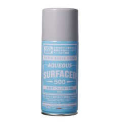 Краска грунтовка в баллончиках Mr. Aqueous Grey Surfacer 500 170мл.