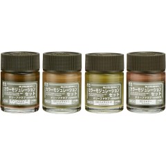 Краска Набор Color Modulation Set Olive Drab (4шт. по 18мл.)