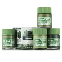 Краска Набор Color Modulation Set Russian Green (4шт. по 18мл.)