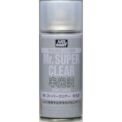 Краска художественная т.м.MR.HOBBY  Mr.SUPER CLEAR SEMI-GLOSS 170мл