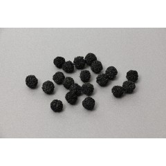 Поролоновые шарики черные. 20шт. 15-20мм.