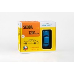 1:43 Сборная модель Skoda 1201 (1956)  - Czechoslovak Communist Police - Model Kit