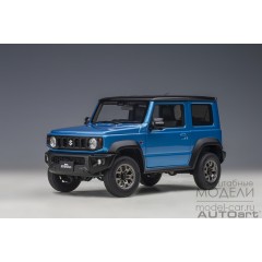 1:18 Масштабная модель Suzuki Jimny Sierra (JB74) (blue / black roof)