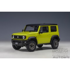 1:18 Масштабная модель Suzuki Jimny Sierra (JB74) (yellow / black roof)
