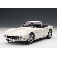 1:18 Масштабная модель Toyota 2000 GT Cariolet Upgraded 1967 White