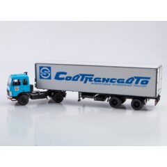 1:43 Масштабная модель МАЗ-5432 с полуприцепом KlegeFrance