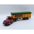 1:43 Масштабная модель WILLEME Lc610 Truck Transports Du Cerf (1952), red / orange / green
