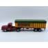 1:43 Масштабная модель WILLEME Lc610 Truck Transports Du Cerf (1952), red / orange / green