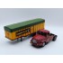 1:43 Масштабная модель WILLEME Lc610 Truck Transports Du Cerf (1952), red / orange / green