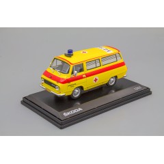 1:43 Масштабная модель Skoda 1203 (1974) 1:43 - Ambulance, Yellow/Red