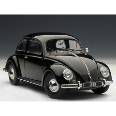 1:18 Масштабная модель Volkswagen Beetle Kaefer Limousine 1955 (Black)