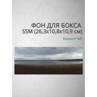 Фон для бокса SSM (26,3x10,8x10,9 см), вариант №8