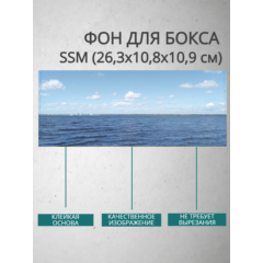 Фон для бокса SSM (26,3x10,8x10,9 см), вариант №11