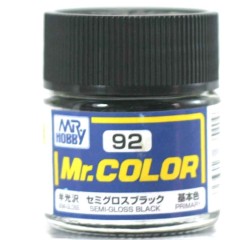 Краска 10мл  SEMI GLOSS BLACK