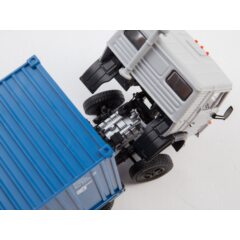 1:43 Масштабная модель КАМАЗ-53212 контейнеровоз с прицепом ГКБ-8350