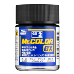 GX  2  краска 18мл  Ueno Black Gloss