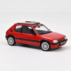 1:18 Масштабная модель PEUGEOT 205 GTi 1.9 PTS 1991 Vallelunga Red