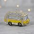 Елочная игрушка "Автобус - Ленинград" с желтой полосой