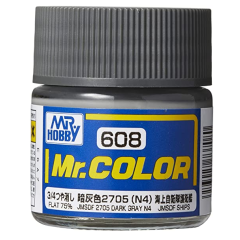 Краска 10мл  JMSDF 2704 Dark Gray N4 (Flat 75%)